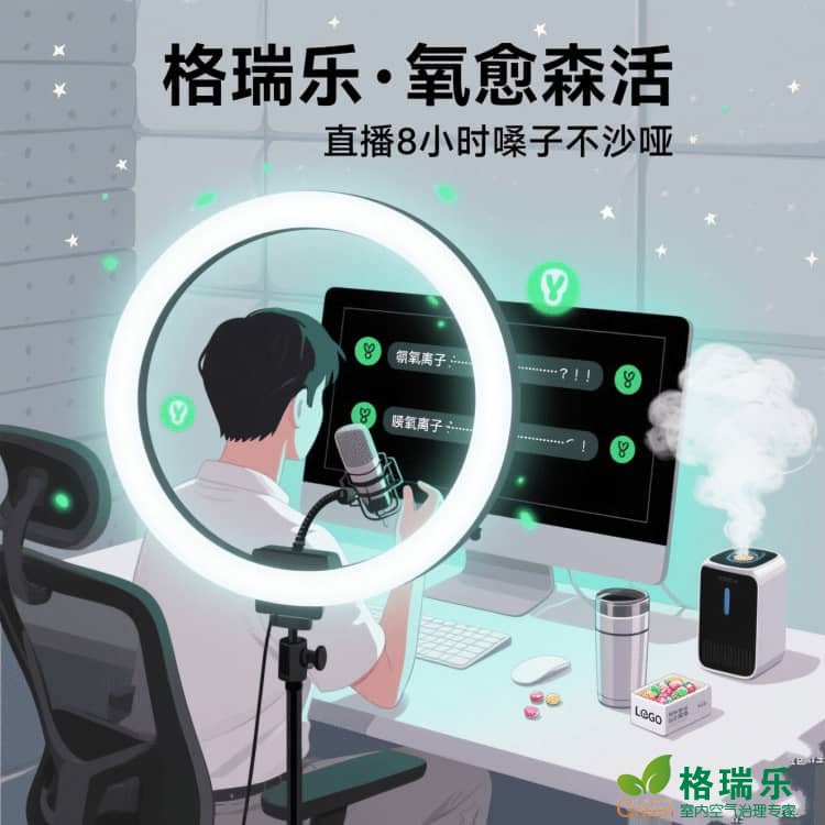 格瑞乐・氧愈森活，直播室的 “异味吸尘器”